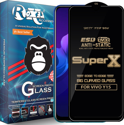 Roxel Edge To Edge Tempered Glass for VIVO Y15(Pack of 1)