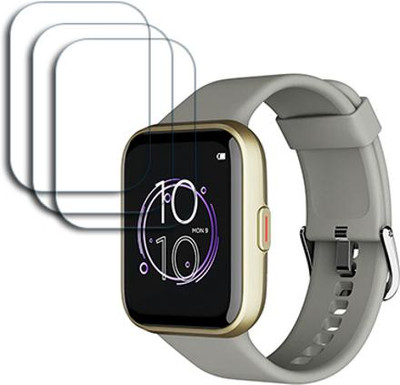 ARBAN Edge To Edge Tempered Glass for boAt Wave Connect 1.69 inche SMARTWATCH SCREEN GUARD(Pack of 3)