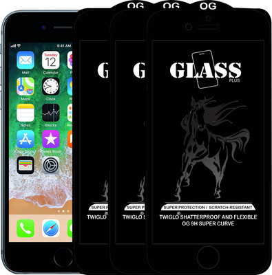 TWIGLO Edge To Edge Tempered Glass for Apple iPhone 6s(Pack of 3)