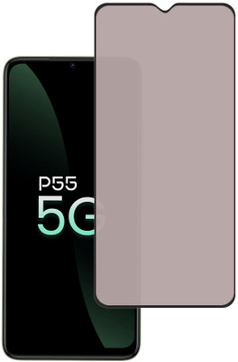 KARTRAY Edge To Edge Tempered Glass for itel P55 5G, Matt Glass(Pack of 1)