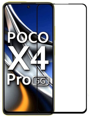 DMJHP Edge To Edge Tempered Glass for POCO X4 Pro 5G(Pack of 1)