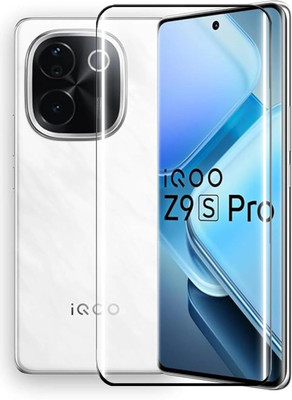 SNMART Edge To Edge Tempered Glass for iQOO Z9s 5G, iQOO Z9s Pro 5G, vivo V40e 5G, (UV)(Pack of 1)