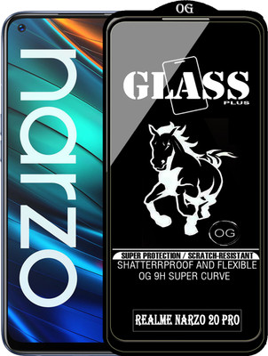 PFOAM Edge To Edge Tempered Glass for REALME NARZO 20 PRO(Pack of 1)