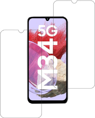 AARERED Edge To Edge Tempered Glass for Samsung Galaxy M34 5G, Samsung M34 5G(Pack of 2)