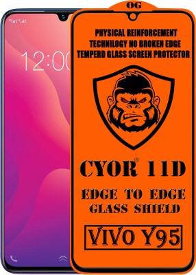 CYOR Edge To Edge Tempered Glass for VIVO Y95(Pack of 1)