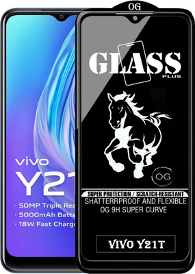 PFOAM Edge To Edge Tempered Glass for VIVO Y21T(Pack of 1)