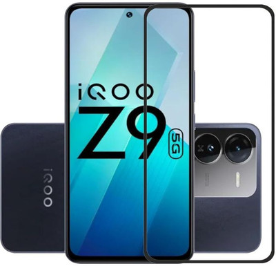 ISAAK Edge To Edge Tempered Glass for iQOO Z9 5G(Pack of 1)
