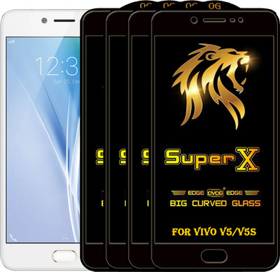 PFOAM Edge To Edge Tempered Glass for Vivo V5(Pack of 4)