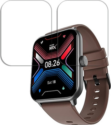 SOMTONE Edge To Edge Tempered Glass for Noise HRX Sprint 1.91 inch SMARTWATCH SCREEN GUARD(Pack of 2)