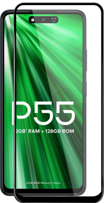 Flipkart SmartBuy Edge To Edge Tempered Glass for itel P55(Pack of 1)