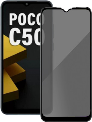 AuraX Edge To Edge Tempered Glass for Poco 50(Pack of 1)