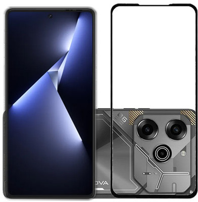 VIGHNAD Edge To Edge Tempered Glass for TECNO POVA 6 PRO, TECNO POVA 6 PRO 5G, Tecno Pova 6 Pro, Tecno Pova 6 Pro 5G(Pack of 1)
