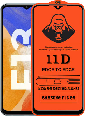 Laxdom Edge To Edge Tempered Glass for SAMSUNG GALAXY F13(Pack of 1)