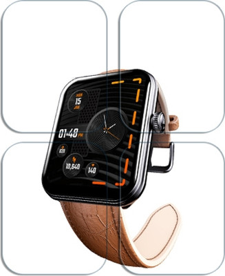 ARBAN Edge To Edge Tempered Glass for boAt Xtend Plus 1.78 inch SMARTWATCH SCREEN GUARD(Pack of 4)