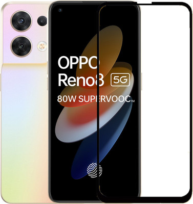 Gorilla Glass Edge To Edge Tempered Glass for Oppo Reno8, OPPO Reno8 5G(Pack of 1)
