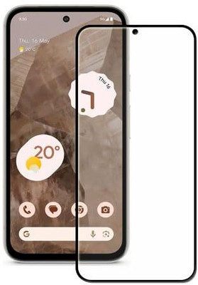 1DOLLAR Edge To Edge Tempered Glass for Google Pixel 8A 5G-Screen Protector Full HD Quality Tempered Glass Anti-Scratch Edge to Edge Coverage with Easy Installation Kit(Pack of 1)