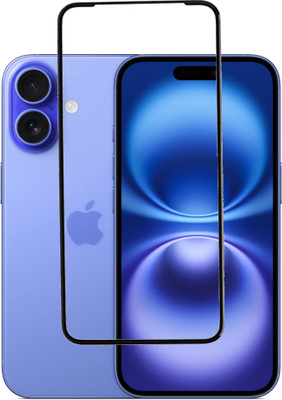 VIGHNAD Edge To Edge Tempered Glass for IPHONE 16, iphone 16(Pack of 1)
