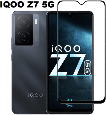 DSCASE Edge To Edge Tempered Glass for IQOO Z7 5G(Pack of 1)