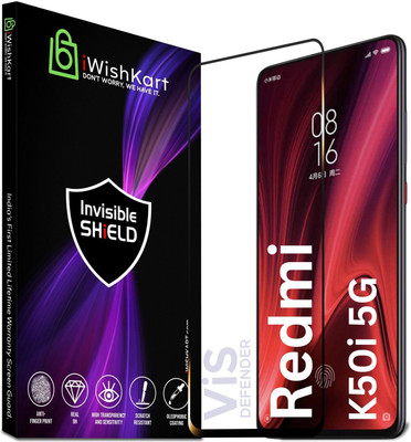iWishKart Edge To Edge Tempered Glass for Redmi K50i, Redmi K50i 5G(Pack of 1)
