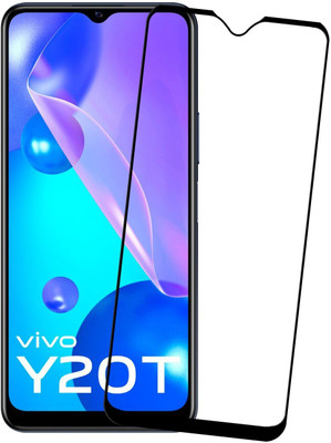 Kartuce Edge To Edge Tempered Glass for Vivo Y3s, Vivo Y20T, Vivo Y12s 2021(Pack of 1)