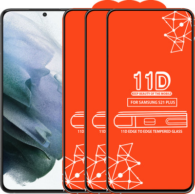 Roxel Edge To Edge Tempered Glass for Samsung Galaxy S21 Plus(Pack of 3)