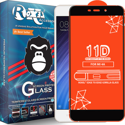 Roxel Edge To Edge Tempered Glass for Mi Redmi 4A(Pack of 1)