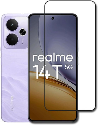 NSTAR Edge To Edge Tempered Glass for Realme 14T 5G, RealMe 14T 5G(Pack of 1)