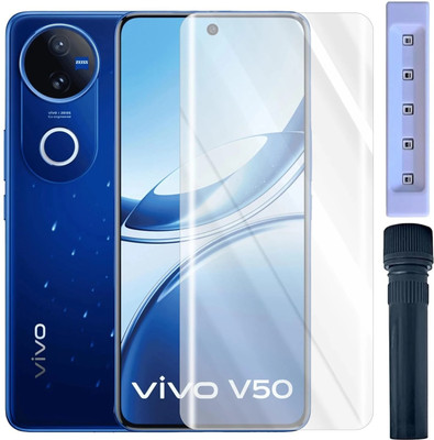 NEXZONE Edge To Edge Tempered Glass for vivo V50 5G, vivo T4R 5G(Pack of 1)
