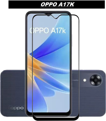 AKSHUD Edge To Edge Tempered Glass for OPPO A17K(Pack of 1)