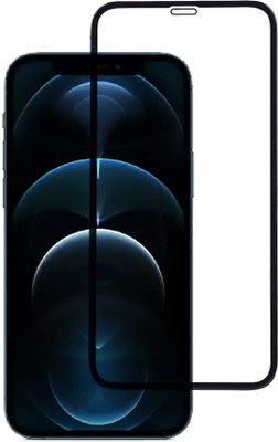 DMJHP Edge To Edge Tempered Glass for Apple iPhone 12(Pack of 1)