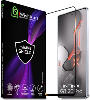 iWishKart Edge To Edge Tempered Glass for Infinix GT 20 Pro 5G, Infinix GT 20 Pro, Infinics GT 20 Pro 5G, Infinics GT 20 Pro, gen_pk1, Military grade Edge to Edge gorilla glass(Pack of 1)