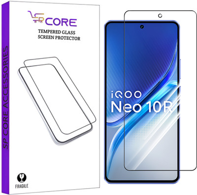 SPCORE Edge To Edge Tempered Glass for IQOO Neo 10R 5G, iqoo neo 10r 5g(Pack of 1)