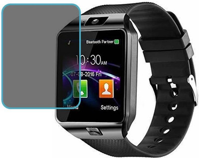 zxb Edge To Edge Tempered Glass for DZ09 Bluetooth Smartwatch(Pack of 1)