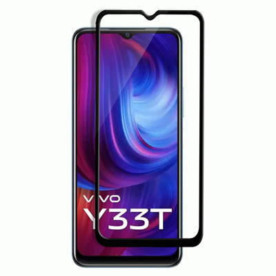 9H Edge To Edge Tempered Glass for vivo Y33T (9H Hardness-11D)(Pack of 1)