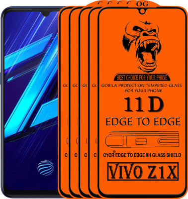 CYOR Edge To Edge Tempered Glass for VIVO Z1X(Pack of 5)