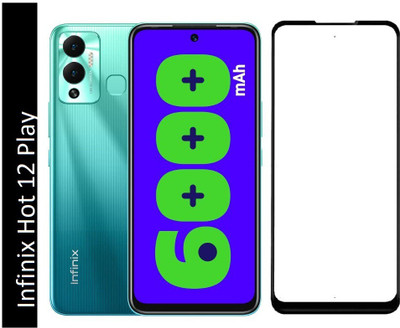 Bodoma Edge To Edge Tempered Glass for infinix note 30 5G/Infinix Hot 12 Play, Infinix Hot 20 Play, infinix Hot 10, infinix Hot 10S/infinix Zero 8/8i/infinix note 8i/tecno spark 6/cammon 16(Pack of 1)