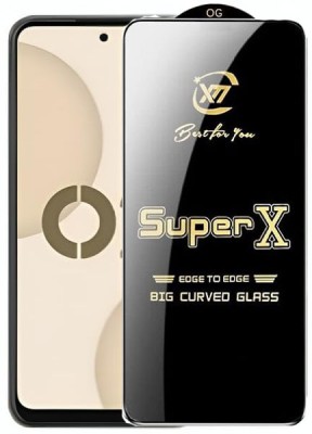 SM Styles Edge To Edge Tempered Glass for Lava O2(Pack of 1)