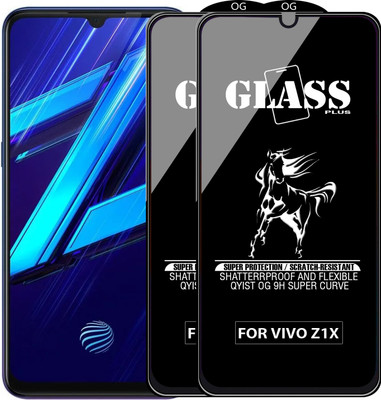 Qyist Edge To Edge Tempered Glass for VIVO Z1X(Pack of 2)