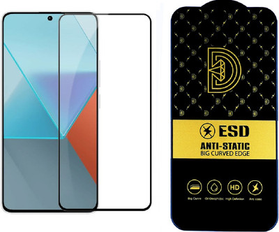 Golden Diamond Edge To Edge Tempered Glass for POCO M6 PRO 4G(Pack of 1)