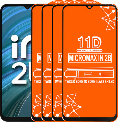 Flipkart SmartBuy Edge To Edge Tempered Glass for MICROMAX IN 2B(Pack of 4)