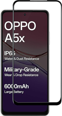 SRT Edge To Edge Tempered Glass for Oppo A5X(Pack of 1)