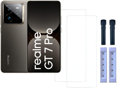 Mofrills Edge To Edge Tempered Glass for realme GT 7 Pro(Pack of 2)