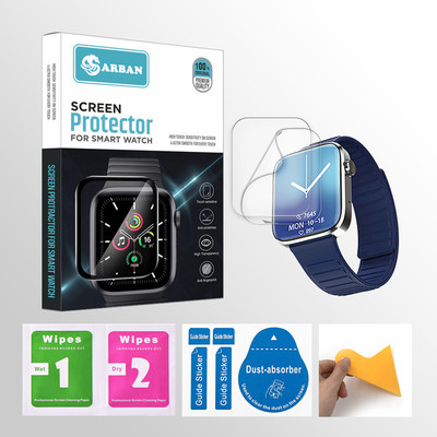 20SKY Impossible Screen Guard for Pebble Cosmos Prime 1.91 inch Smartwatch(Pack of 2)