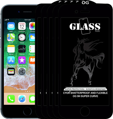 CYOR Edge To Edge Tempered Glass for Apple iPhone 7(Pack of 5)