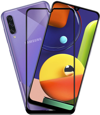 RCHJV Edge To Edge Tempered Glass for Samsung Galaxy A50s(Pack of 1)