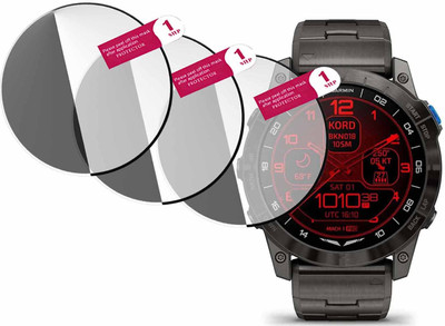 HIDEOUS Edge To Edge Tempered Glass for Garmin D2 Mach 1 Pro(Pack of 3)
