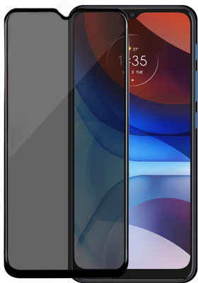 HUPSHY Edge To Edge Tempered Glass for MOTOROLA E7 Power(Pack of 1)