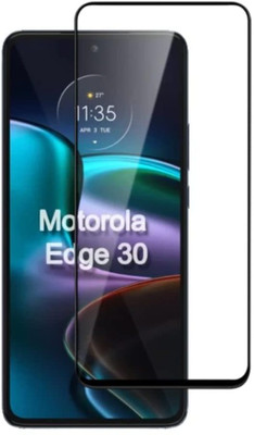 EITANSHA CREATION Edge To Edge Tempered Glass for Motorola Edge 30, Moto Edge 30(Pack of 1)