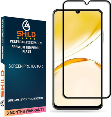 shild Edge To Edge Tempered Glass for Realme Narzo N53(Pack of 1)
