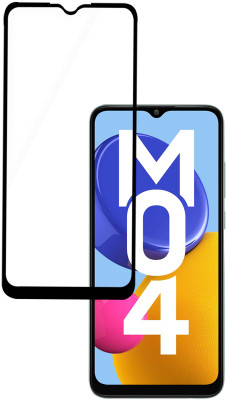 HUPSHY Edge To Edge Tempered Glass for Samsung Galaxy M04(Pack of 1)